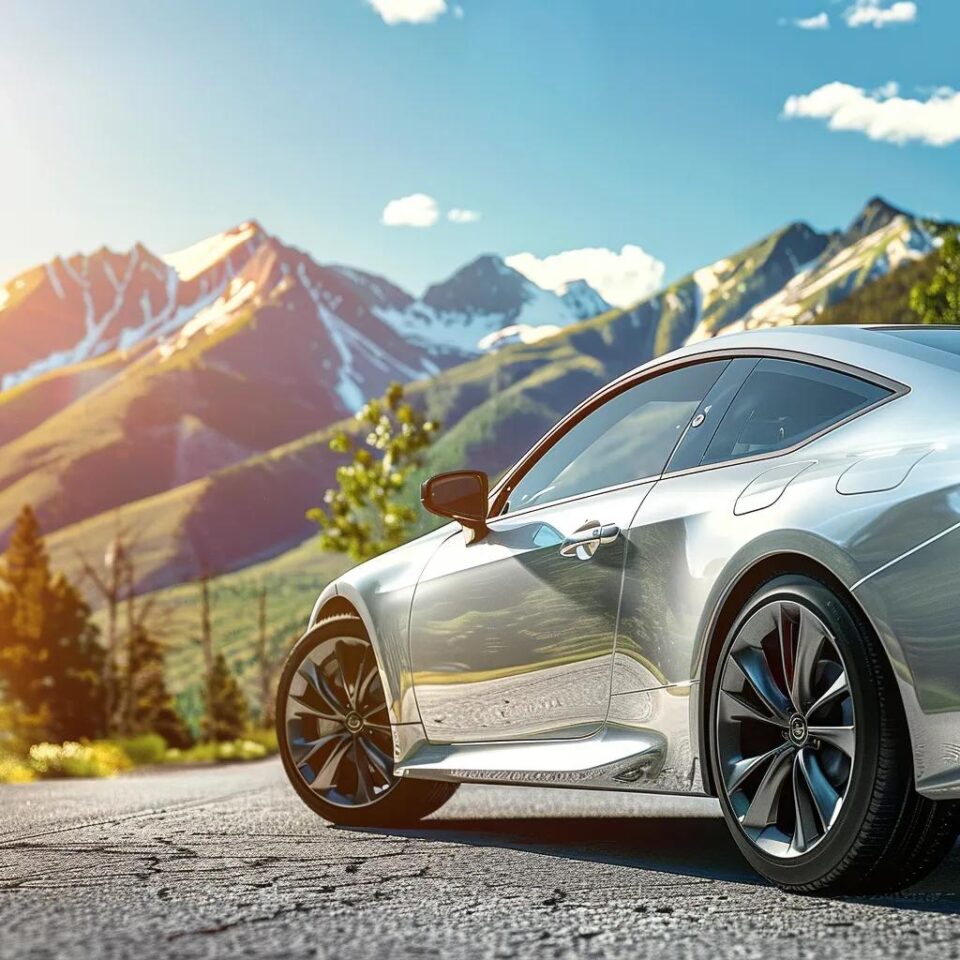 Car with window tint in Salt Lake City, showcasing comfort and protection benefits