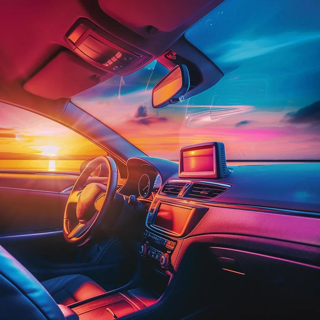 Is Window Tint Installation Worth It? Cost Insights Revealed 1 Interior of a car with tinted windows, illustrating the benefits of UV protection and comfort